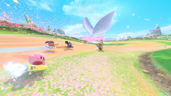 Grafika a svet Kirby Air Riders